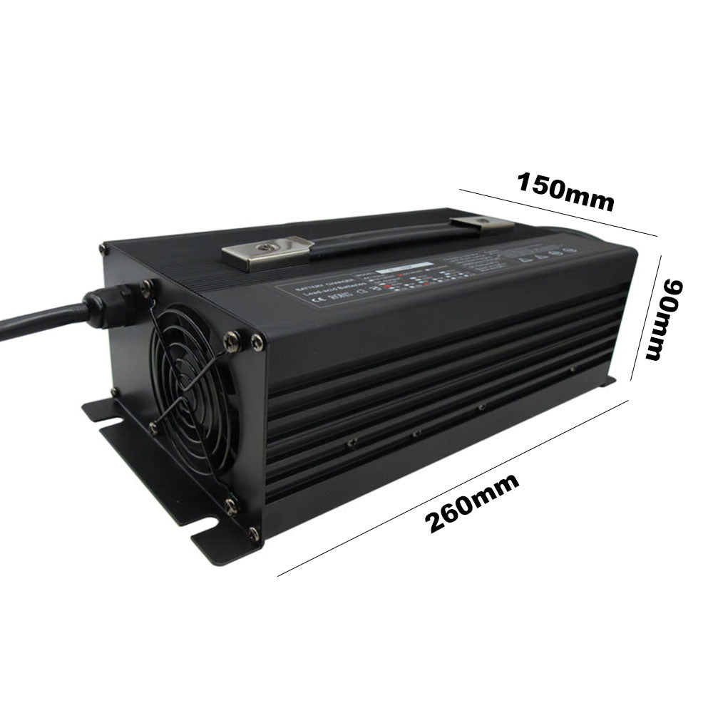 1500W 14.6V 50A LiFePO4 Fast Charger 12V 12.8V 4S Iron Phosphate Energy Storage RV UPS Solar Battery Chargers