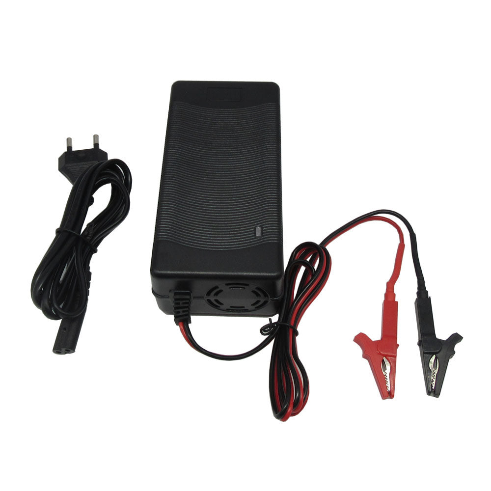 14.6V 12V 10A Lifepo4 Iron Phosphate Battery Charger For 12.8V 4S Solar Energy Storage Fast Charger Alligator Clip
