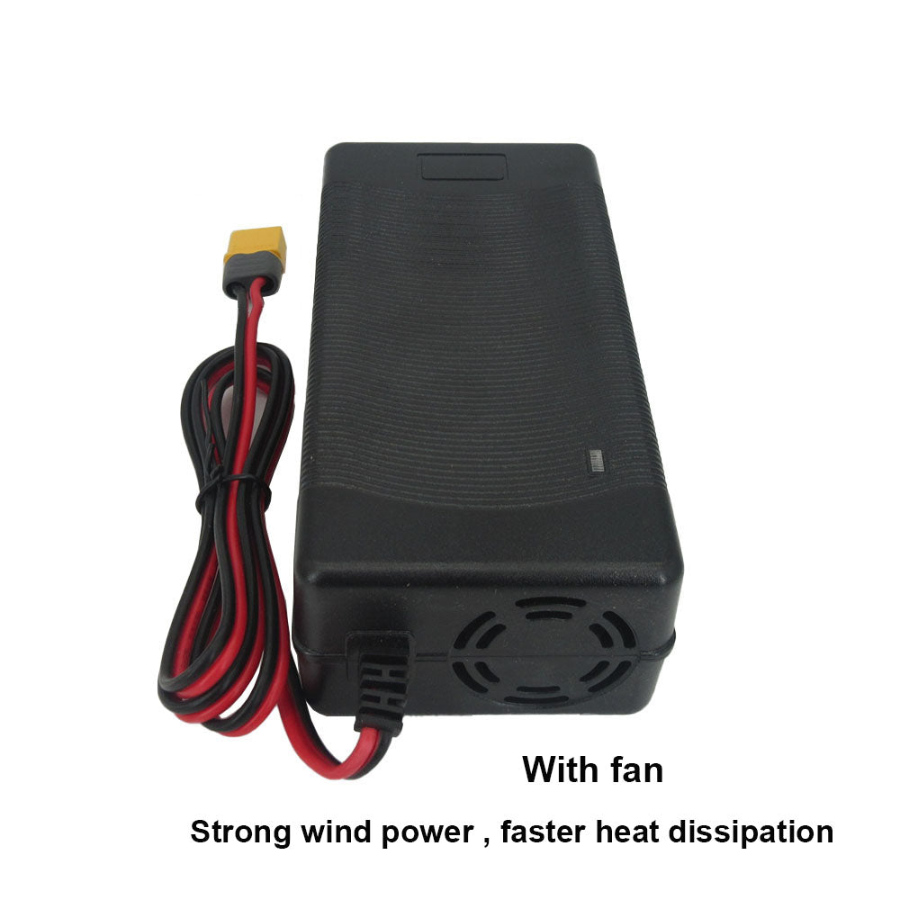 8S 24V 10A 29.2V Lifepo4 LFP Battery Charger 24 Volt Iron Phosphate Energy Storage Fast Chargers XT60 XT90 Clip With Fan