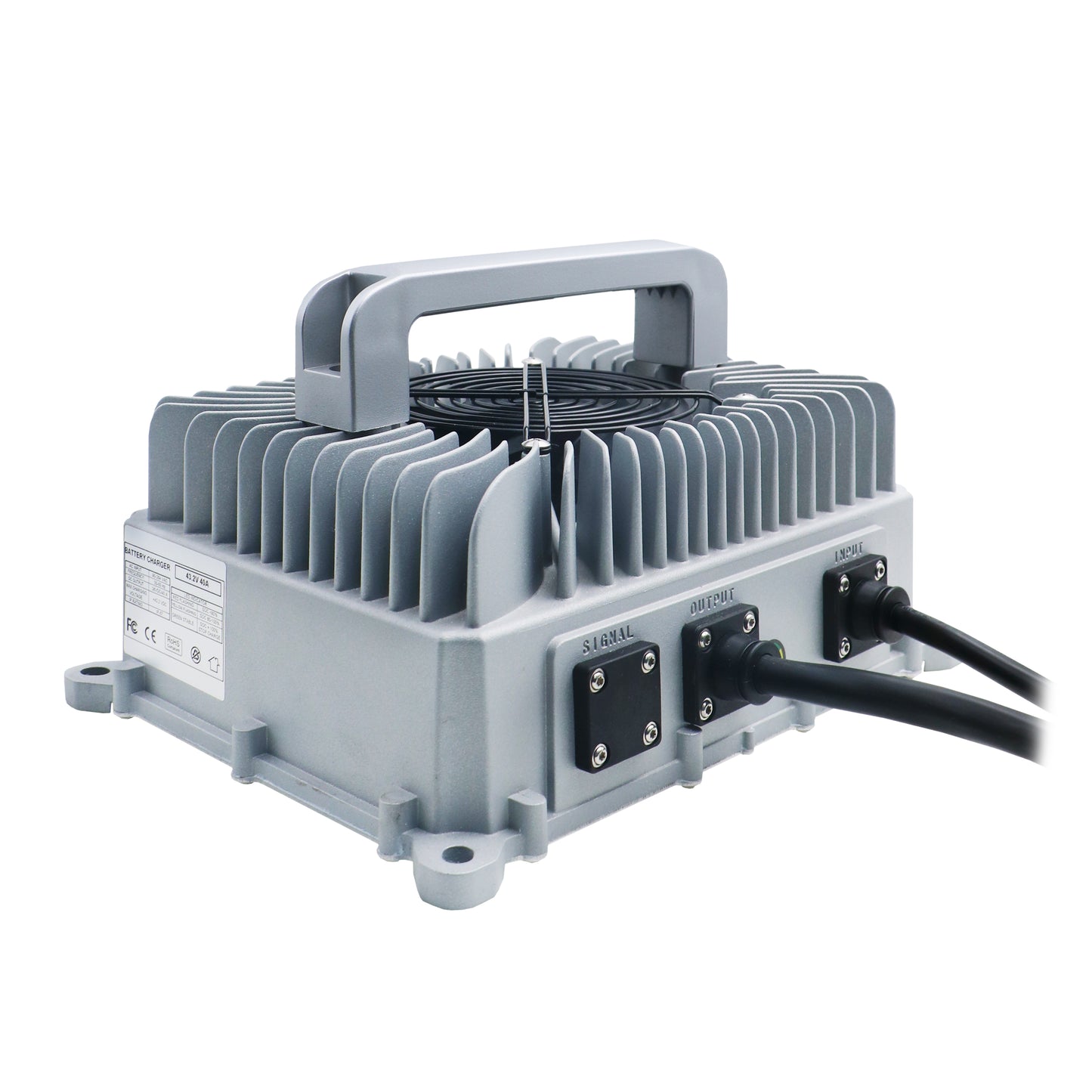 BAYADOU 2000W Waterproof 29.2V 50A LiFePO4 Charger for 24V 8S LFP Iron Phosphate Energy storage Boat Smart Fast Chargers Full sealed IP67