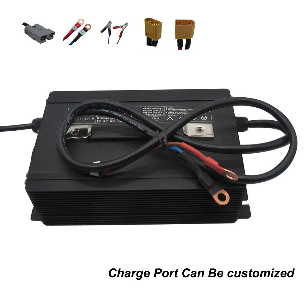 BAYADOU 2000W 36V 40A Lead Acid Fast Charger For 36 Volt RV Forklift Energy Storage Battery Chargers 44.1V