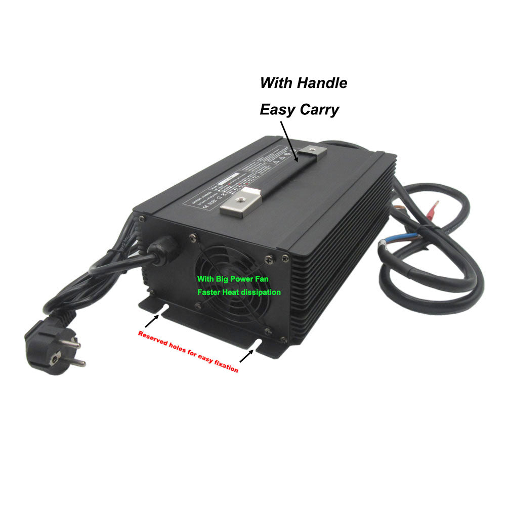 BAYADOU 2000W 36V 40A Lead Acid Fast Charger For 36 Volt RV Forklift Energy Storage Battery Chargers 44.1V