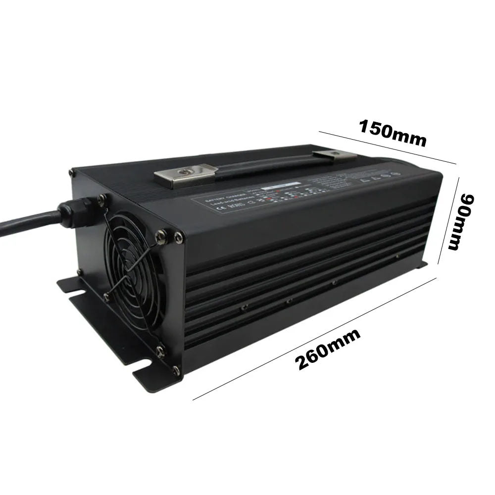 BAYADOU 1500W 67.2V 20A Li-ion Charger for 60V 16S Lithium energy storage RV Touring Car Fast Chargers