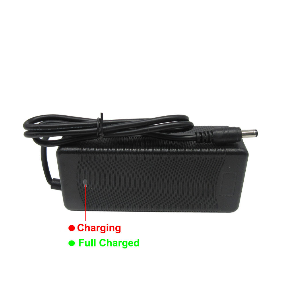 BAYADOU 33.6V 5A 3A Lithium ebike Battery Charger 28.8V 5A 29.6V 8S Li ion 20AH 30AH Scooter Batterie Fast Charger DC Connector With Fan