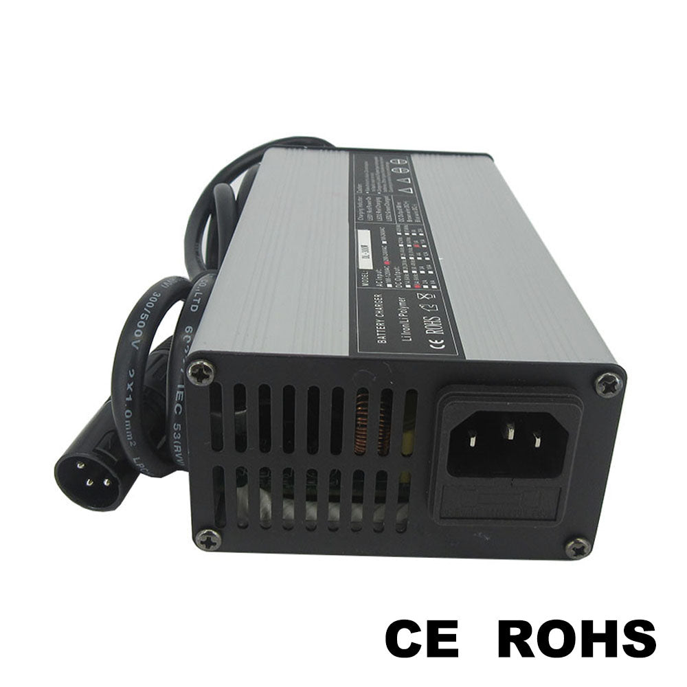 BAYADOU 500W 42V 36V 10A 5A 3A 8A 12A Li-ion Fast Charger For 36 Volt 10S Lithium E-Bike E-Scooter Golf Cart Forklift Battery Charger