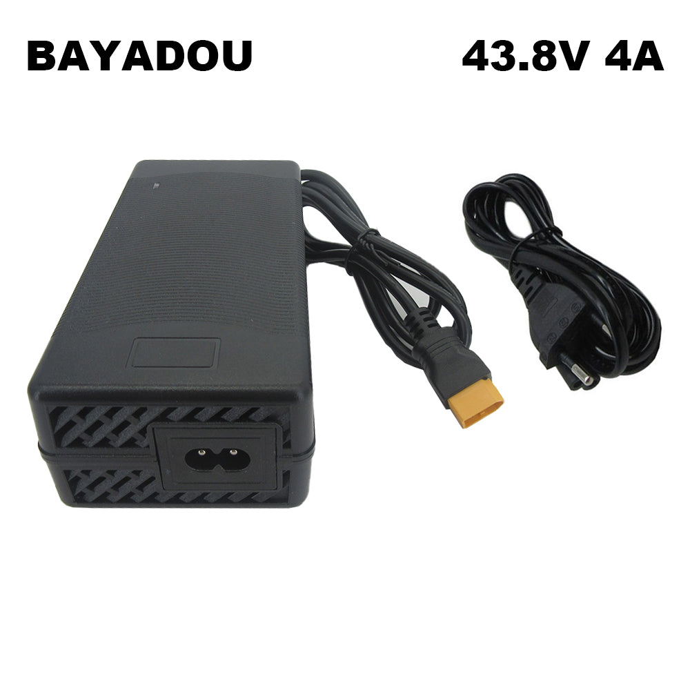 43.8V 4A Lifepo4 Iron Phosphate Battery Charger For 36V 12S Solar Energy Storage Ebike Fast Charger XT60 Alligator Clip
