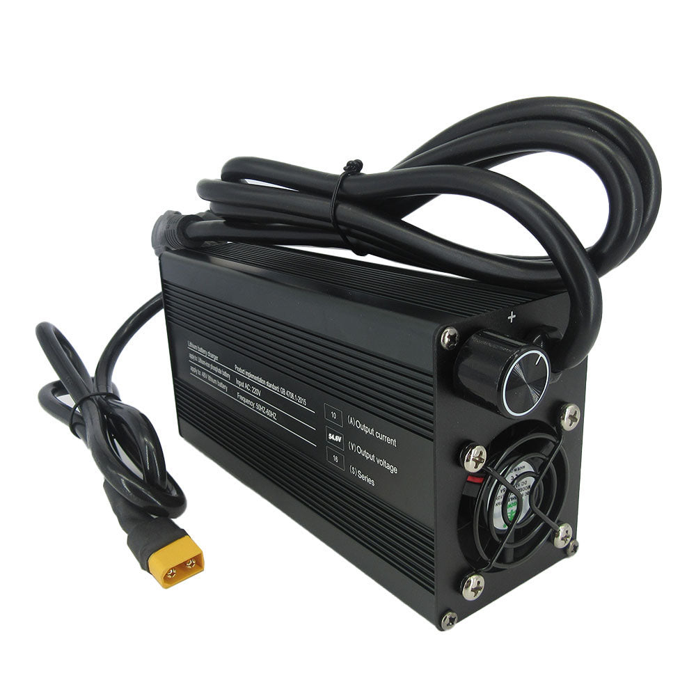 48V 10A Lithium Adjustable Current Battery Charger 13S 54.6V 3A 4A 5A 8A Li-ion electric bike scooter Motorcycle Fast Charger