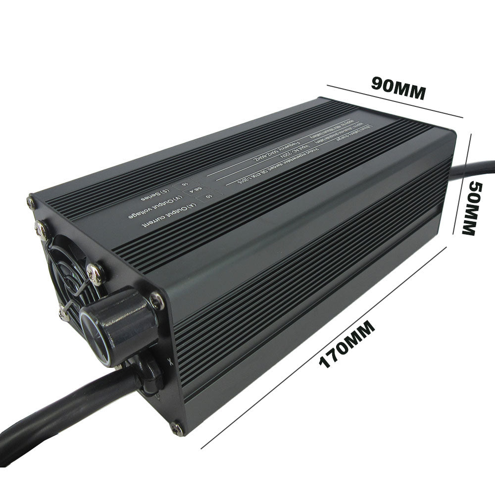 48V 10A Lithium Adjustable Current Battery Charger 13S 54.6V 3A 4A 5A 8A Li-ion electric bike scooter Motorcycle Fast Charger