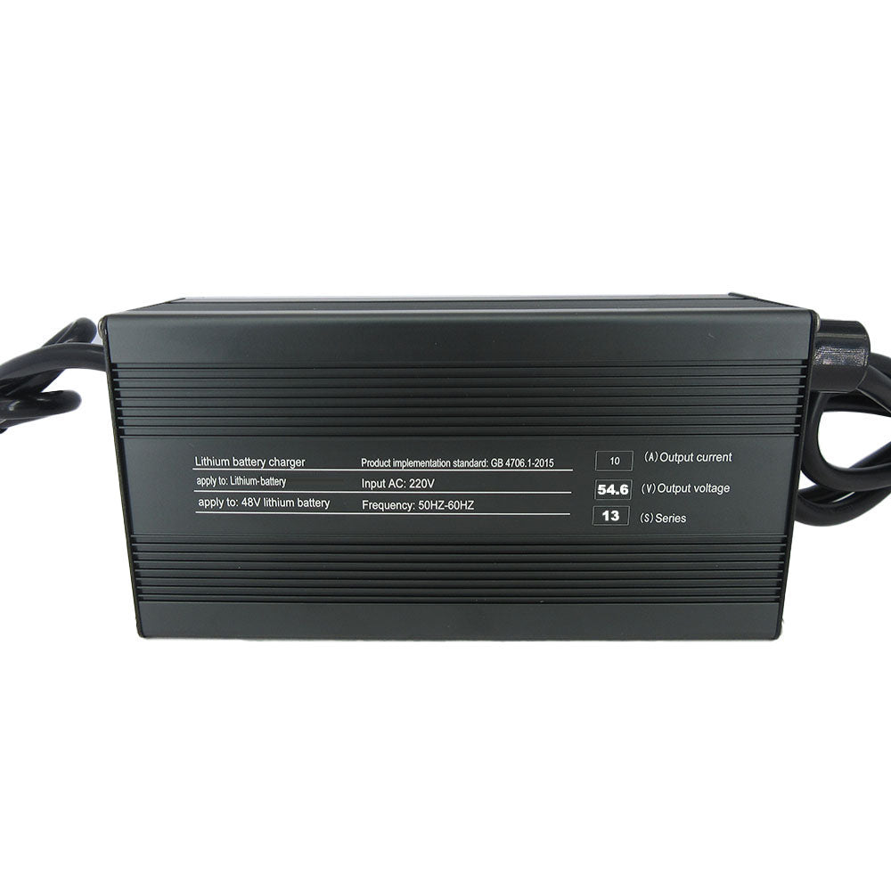 48V 10A Lithium Adjustable Current Battery Charger 13S 54.6V 3A 4A 5A 8A Li-ion electric bike scooter Motorcycle Fast Charger