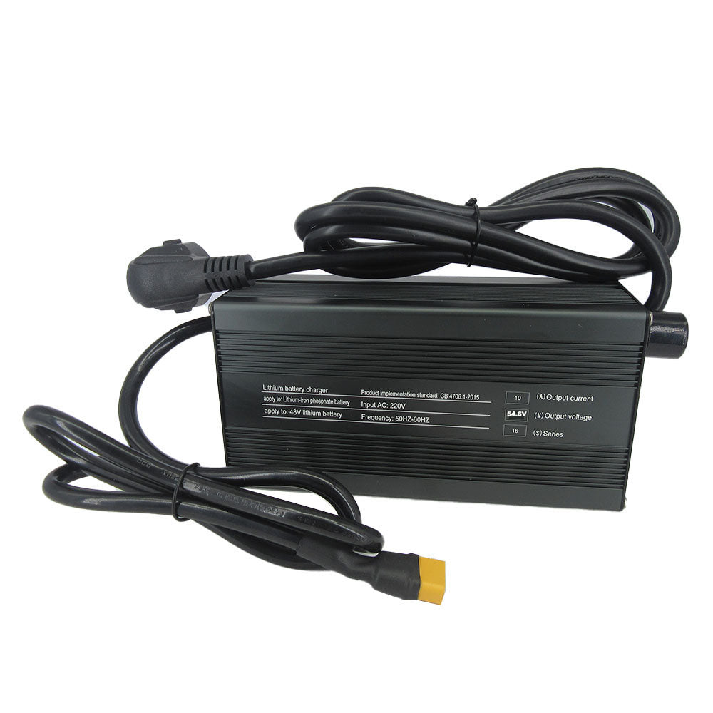 48V 10A Lithium Adjustable Current Battery Charger 13S 54.6V 3A 4A 5A 8A Li-ion electric bike scooter Motorcycle Fast Charger