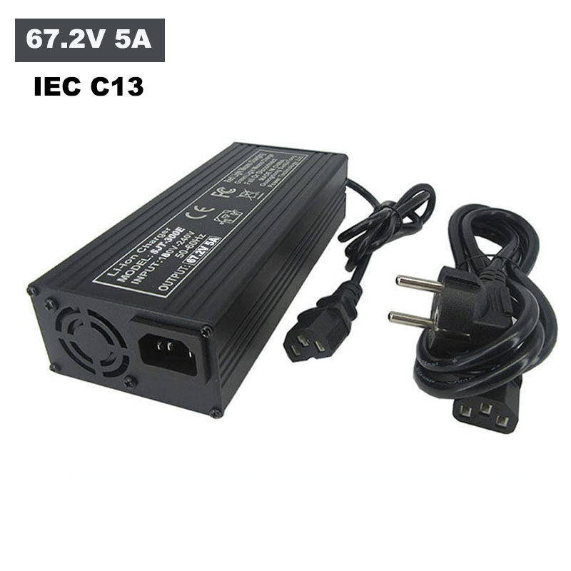 BAYADOU 67.2V 5A Battery Charger Universal Smart Charger for 60V E-Bike Electric Scooter 16S Lithium Battery