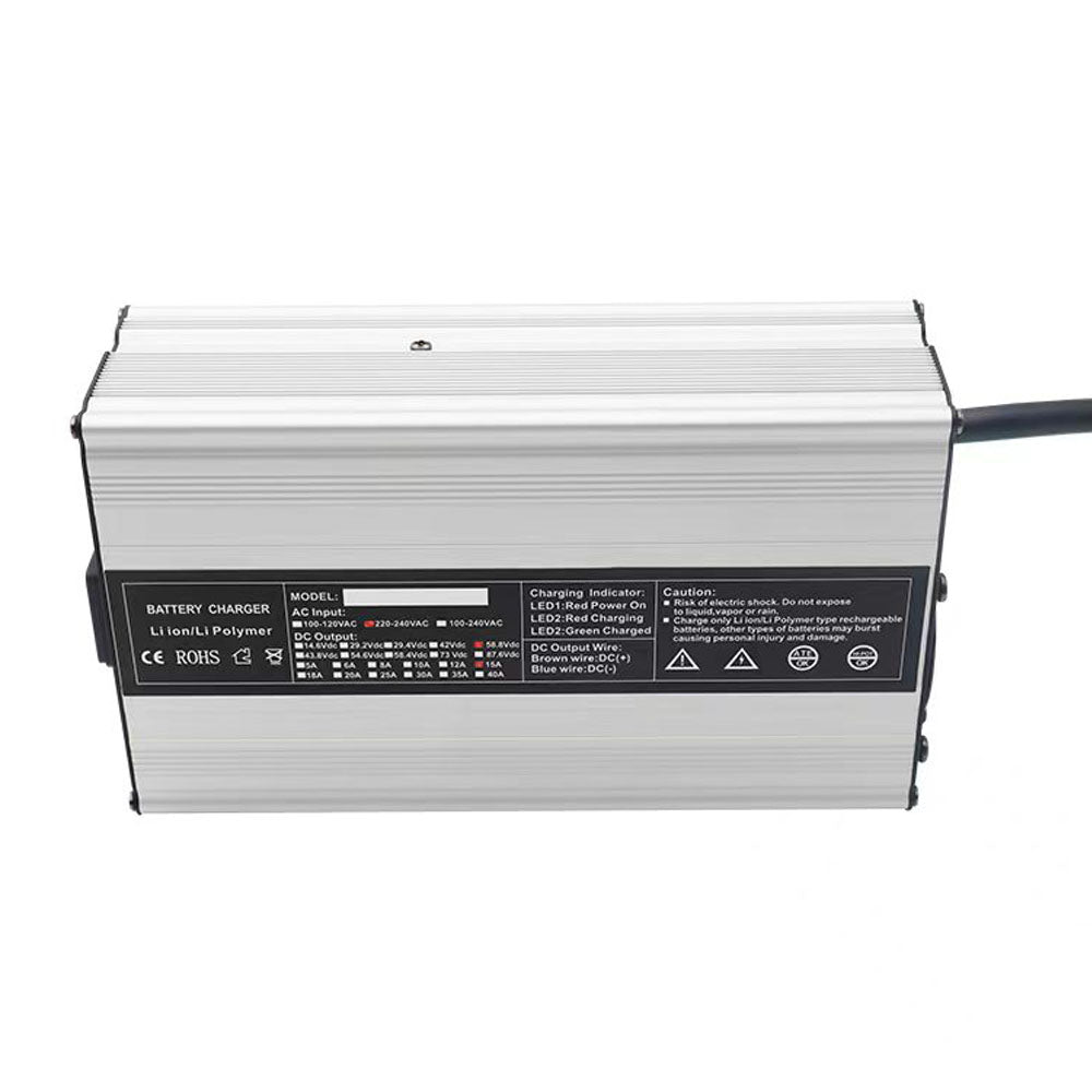BAYADOU 900W 36V 20A LiFePO4 Battery Fast Charger 12S 43.8V 36 Volt Golf Cart Sightseeing Car UPS RV Forklift LFP Charger