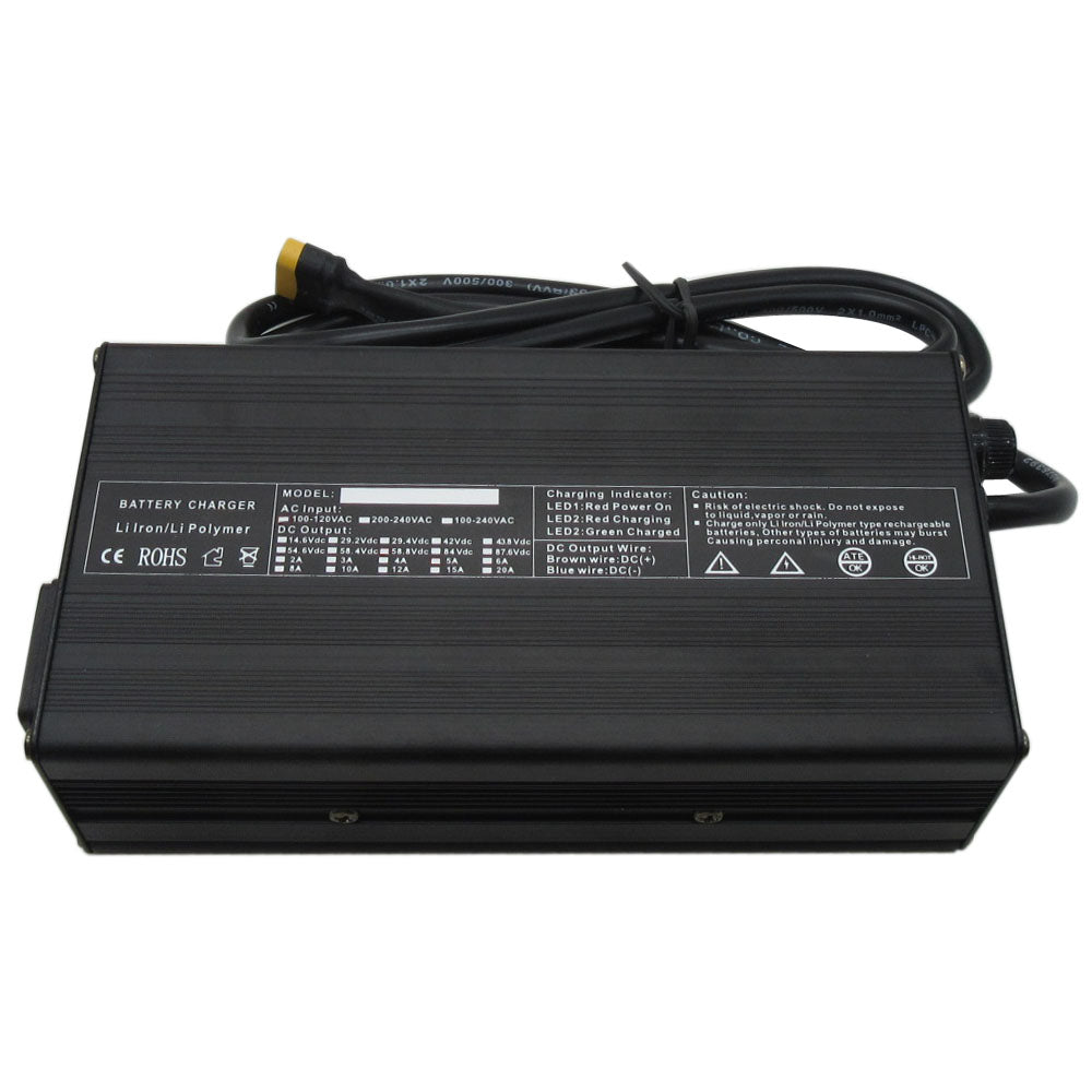 BAYADOU 360W 16.8V 20A Lithium Battery Charger 4S 14.4V 14.8V Li-ion Electric Tool Fish Boat Lamp Light Solar Energy Yacht Fast Charger