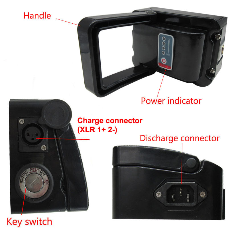 700W 24V 32AH Ebike Lithium Battery Pack 24 Volt 7S 30AH Silver Fish Electric Bike Bicycle Scooter Li-ion 18650 Bateria Akku With 29.4V 3A Charger Top Discharge