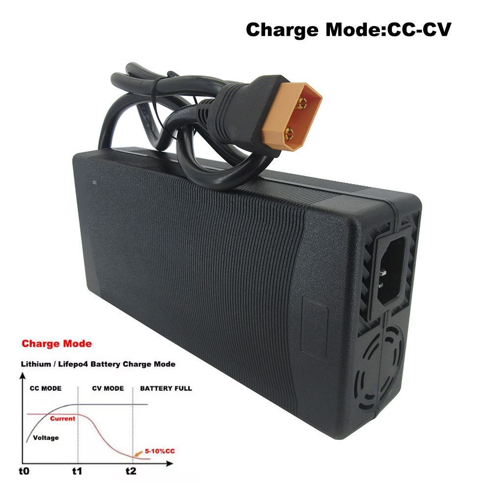 12.6V 20A Lithium Charger 12V 3S 10.8V 11.1V Li-ion UPS System Solar Car LFP Energy Storage Battery Fast Charger XT60 XT90 220V Input