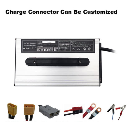 BAYADOU 1200W 54.6V 20A Li-ion Fast Charger 48V 13S Lithium Energy Storage RV UPS Solar System Battery Chargers