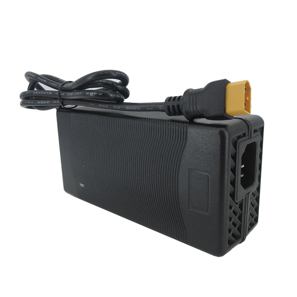 BAYADOU 29.4V 10A Li-ion Fast Charger 7S 24V 24 Volt Lithium Electric Bike Scooter Energy Storage Battery Charger XT90 XT60 Connector With Fan 220V Input