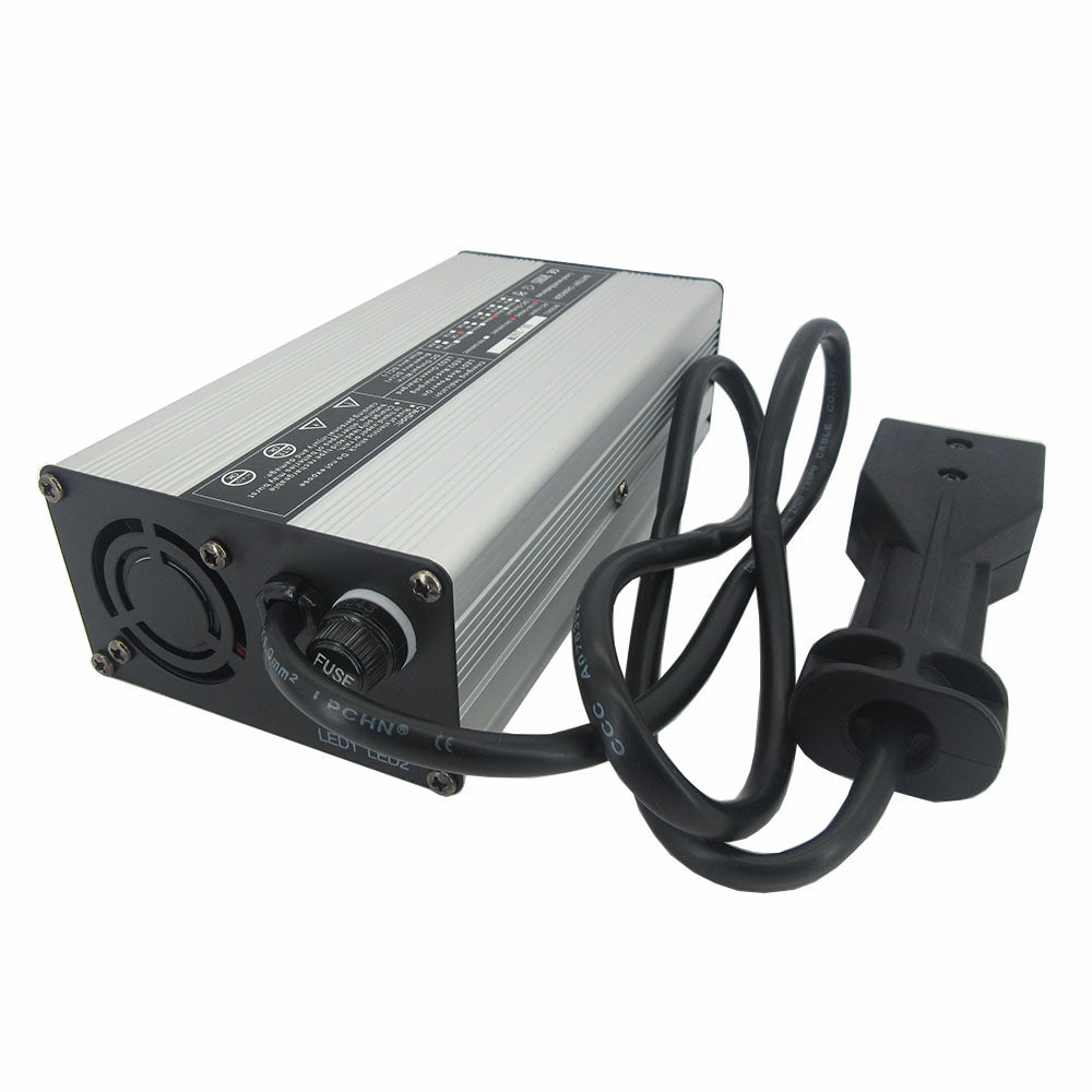 12V 20A Lithium Iron Phosphate Battery Charger 14.6V 20A LiFePO4 Battery Charger AC-DC Smart Charger with Anderson Connector LED Indicator