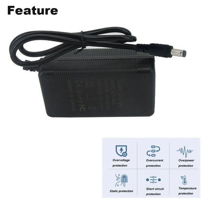 14.6V 4A Lifepo4 Lithium Iron Phosphate Battery Charger For 12.8V 4S Solar Electric tool LED Light Fast Charger Alligator Clip XT60 Connector
