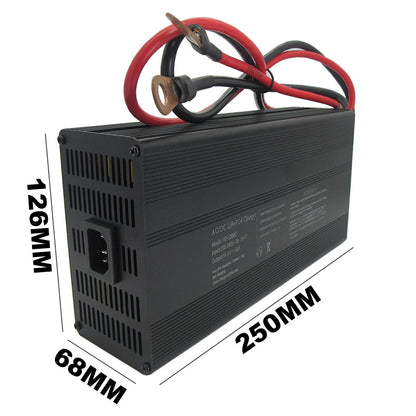 12V 12.8V 50A Lifepo4 Fast Charger 4S 14.6V 12 Volt Iron Phosphate LFP Energy Storage RV UPS Solar System Battery Chargers 220V Copper Nose