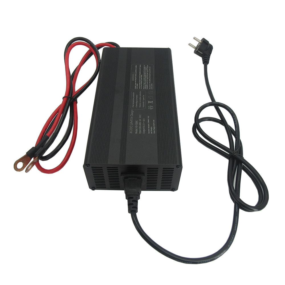 12V 12.8V 50A Lifepo4 Fast Charger 4S 14.6V 12 Volt Iron Phosphate LFP Energy Storage RV UPS Solar System Battery Chargers 220V Copper Nose