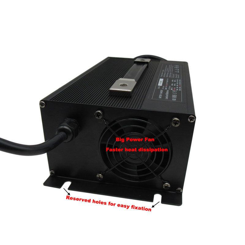 BAYADOU 1500W 36V 30A lead acid Battery Fast Charger 36Volt Golf Cart Forklift RV Energy Storage Touring Car Charger Copper Nose 1500W Powerful 110V / 220V