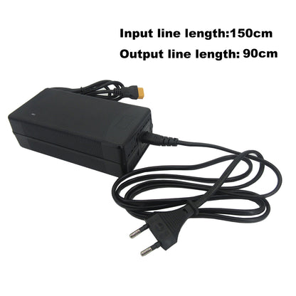 16.8V 10A Lithium Charger For 14.4V 14.8V 4S Solar Energy Storage AGV Industrial vacuum cleaners Fast Charger Alligator Clip XT60 XT90 Connector with Fan