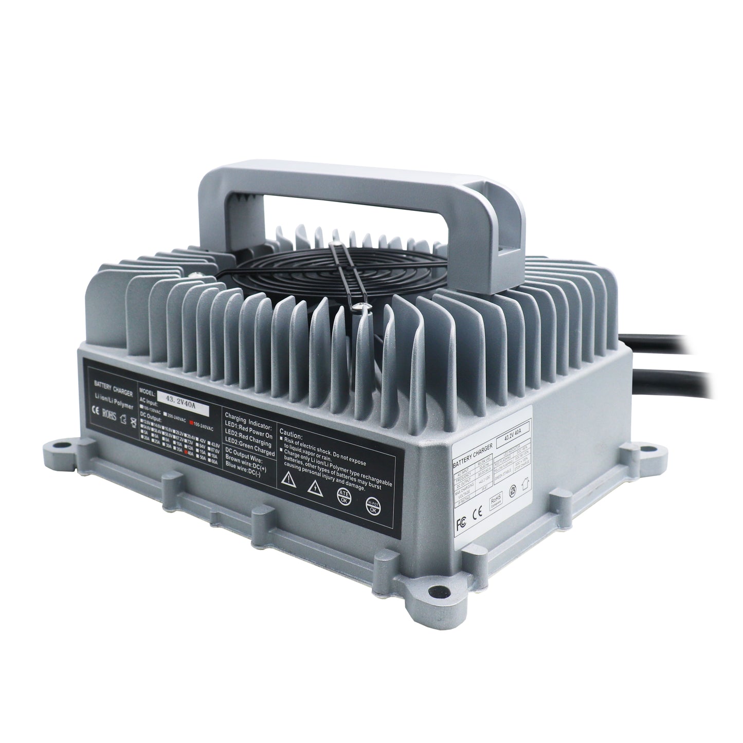BAYADOU 2000W Waterproof 29.2V 50A LiFePO4 Charger for 24V 8S LFP Iron Phosphate Energy storage Boat Smart Fast Chargers Full sealed IP67