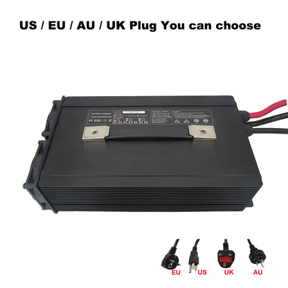 2500W 52V 14S 58.8V 40A Lithium Fast charger 51.8V RV Forklift Energy Storage Battery Charger