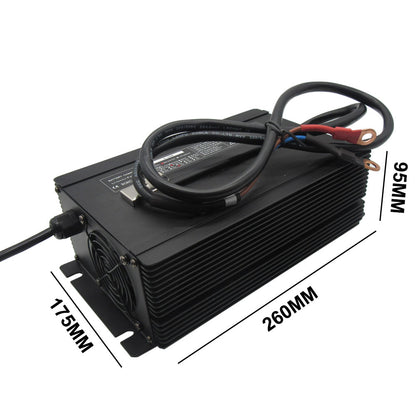 BAYADOU 2000W 36V 40A Lead Acid Fast Charger For 36 Volt RV Forklift Energy Storage Battery Chargers 44.1V