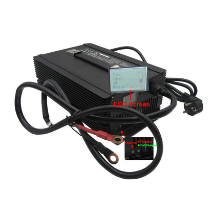 BAYADOU 2000W 36V 40A Lead Acid Fast Charger For 36 Volt RV Forklift Energy Storage Battery Chargers 44.1V