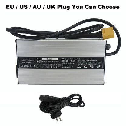 BAYADOU 180W 14.4V 14.8V 10A 15A 20A 25A 5A 4S Lithium Battery Fast Charger 16.8V XT60 Connector Li ion Solar System RV Bateria Charger