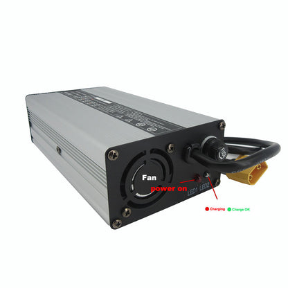BAYADOU 180W 14.4V 14.8V 10A 15A 20A 25A 5A 4S Lithium Battery Fast Charger 16.8V XT60 Connector Li ion Solar System RV Bateria Charger