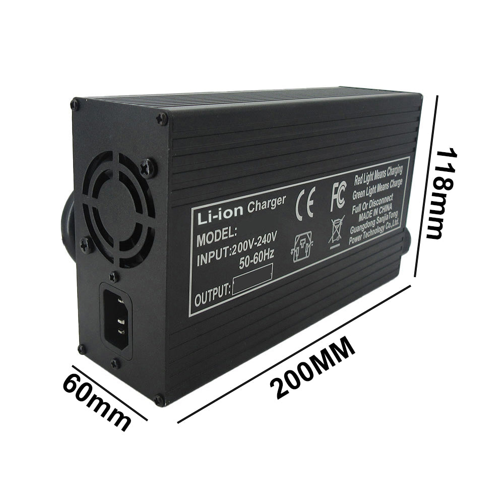 BAYADOU 25.2V 20A Li-ion 6S Battery Fast Charger 21.6V 22.2V Lithium RV Golf Cart Energy Storage UPS Charger XT90 SB50