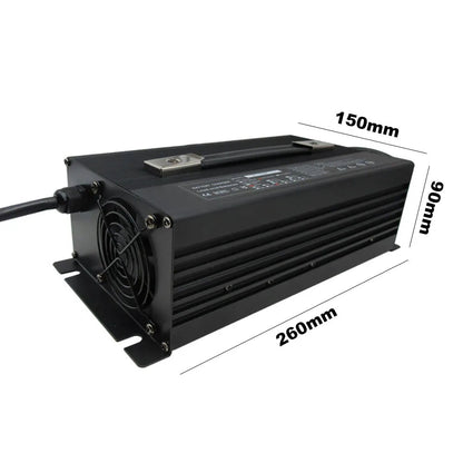 BAYADOU 1500W 67.2V 20A Li-ion Charger for 60V 16S Lithium energy storage RV Touring Car Fast Chargers
