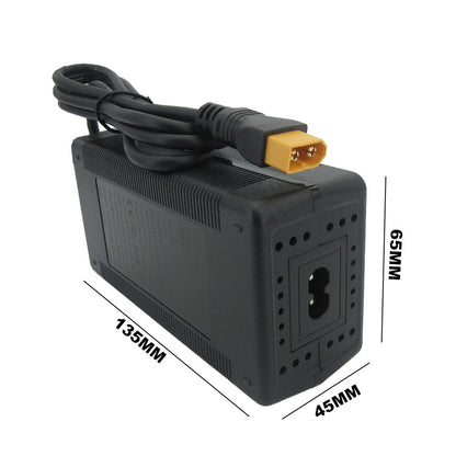 BAYADOU 29.2V 5A Lifepo4 Fast Charger For 8S 24V Energy Storage RV Iron Phosphate Solar System Battery Charger Alligator Clip XT60 Connector