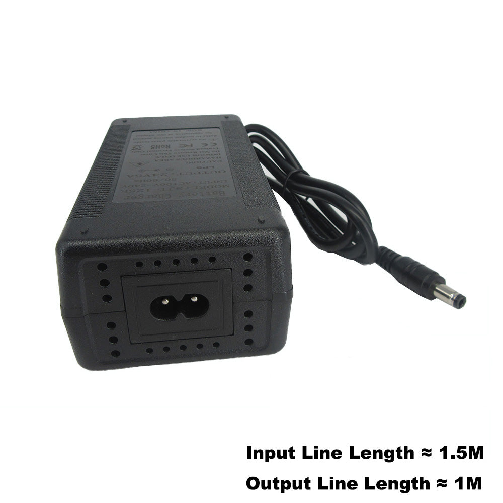 BAYADOU 24V 5A Li-ion Fast Charger 7S 29.4V Lithium Electric Bike Scooter Battery Charger DC XT60 Connector With Fan