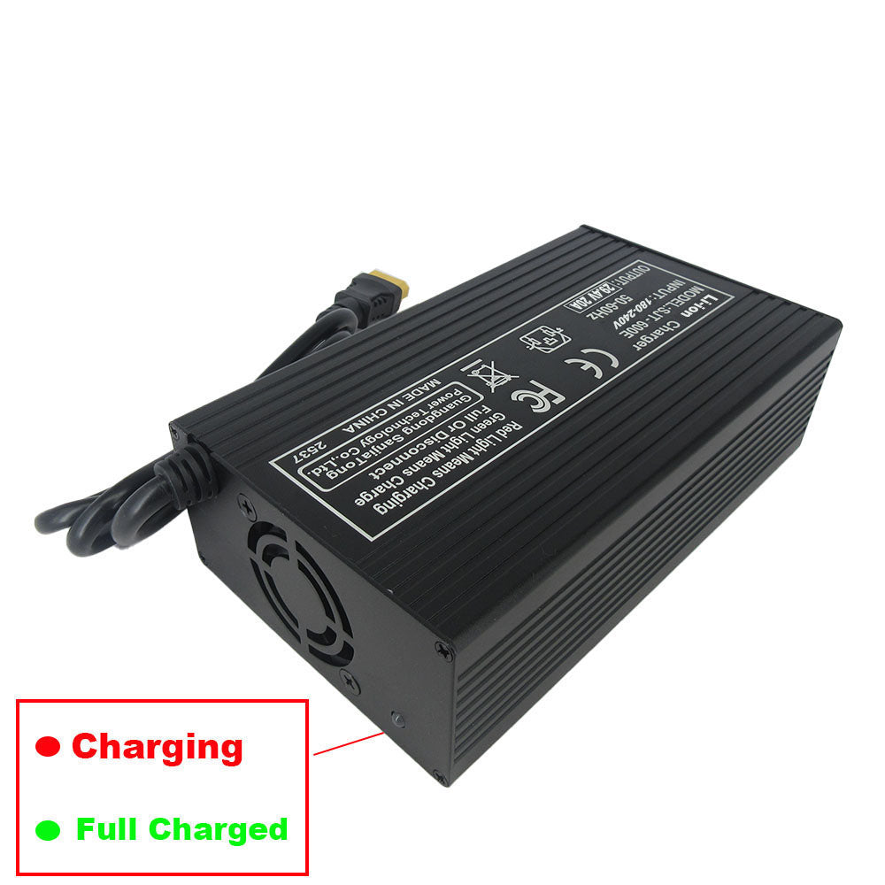 BAYADOU 29.4V 20A Li-ion 7S Battery Fast Charger 24V Lithium RV Golf Cart Energy Storage UPS Solar System Charger XT90 SB50 220V Input