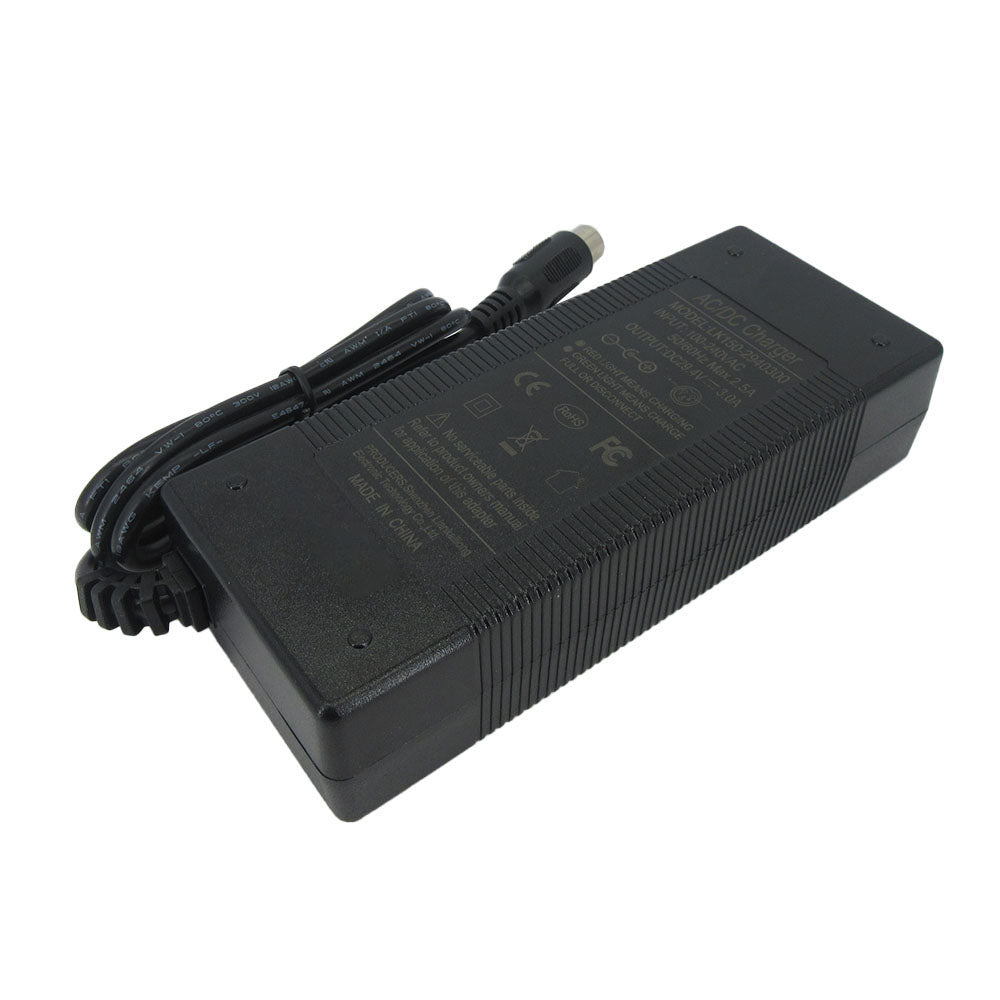 29.4V 3A Lithium Charger For 7S 24V Li-ion 20AH Electric Bike scooter Tool Battery Charger RCA DC Connector