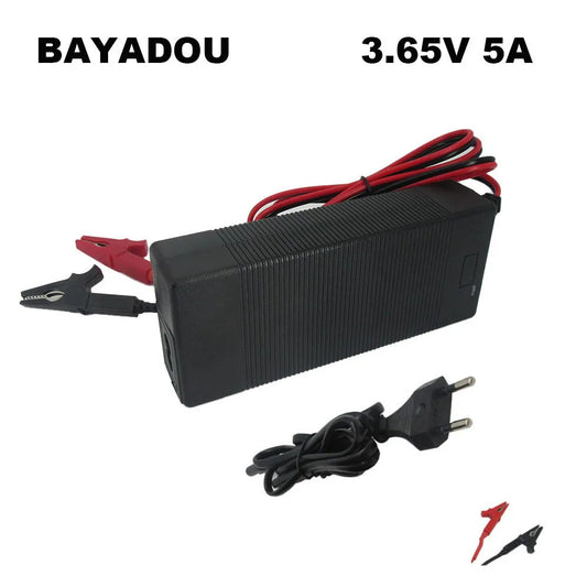 BAYADOU 3.2V 3.3V 5A Lifepo4 Charger 1S 3.65V 3.65 Volt 30AH 40AH LFP Energy Storage Solar Iron Phosphate RV Battery Cell Smart Chargers