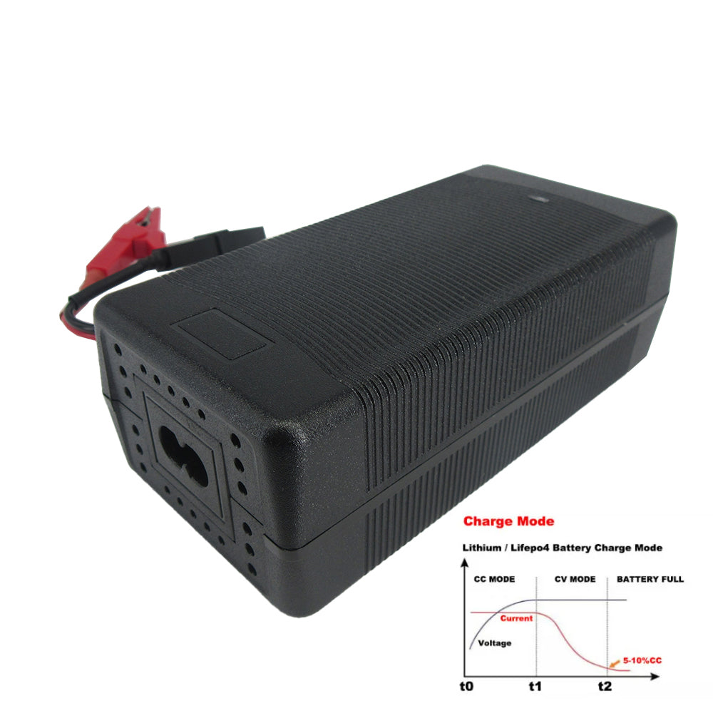 BAYADOU 3.2V 3.3V 5A Lifepo4 Charger 1S 3.65V 3.65 Volt 30AH 40AH LFP Energy Storage Solar Iron Phosphate RV Battery Cell Smart Chargers with Fan