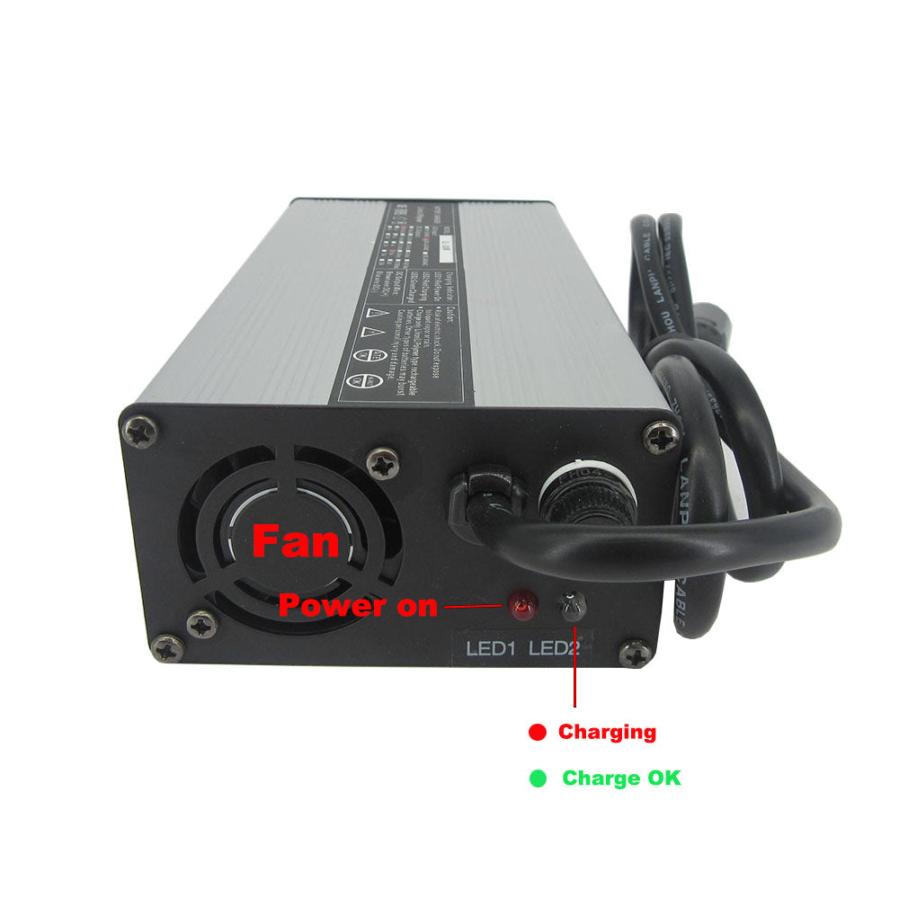 14.6V 20A 15A 10A 5A LiFePO4 Battery Smart Charger For 4S 12V 12.8V LFP Iron Phosphate Energy Storage Fast Charger