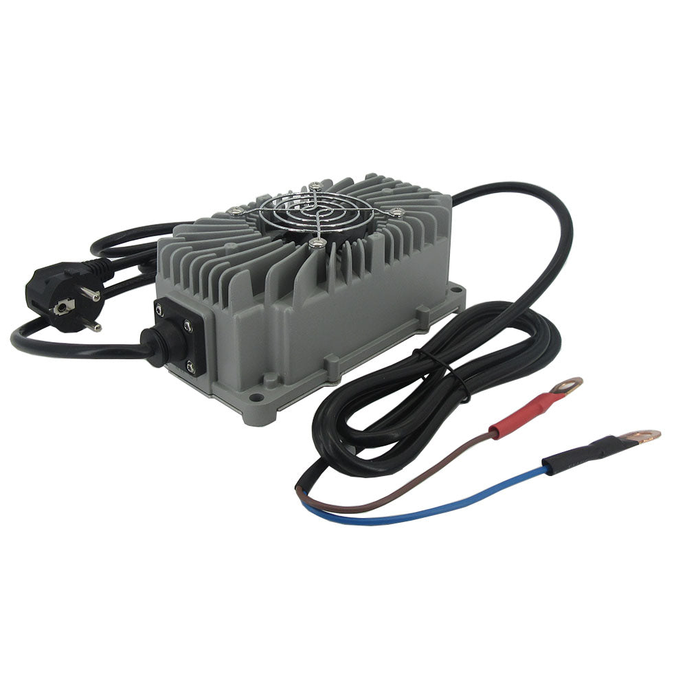 BAYADOU 600W Waterproof 14.6V 30A LiFePO4 Charger 4S 12V LFP Iron Phosphate Energy Storage RV Smart Fast Chargers Full sealed 110V / 220V Input