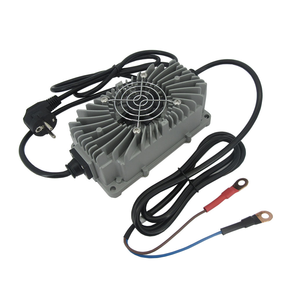 BAYADOU 600W Waterproof 14.6V 30A LiFePO4 Charger 4S 12V LFP Iron Phosphate Energy Storage RV Smart Fast Chargers Full sealed 110V / 220V Input