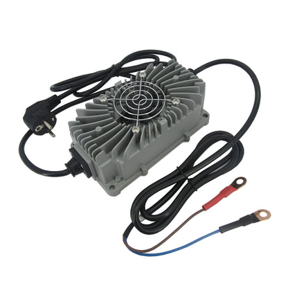 BAYADOU 600W Waterproof 14.6V 30A LiFePO4 Charger 4S 12V LFP Iron Phosphate Energy Storage RV Smart Fast Chargers Full sealed 110V / 220V Input