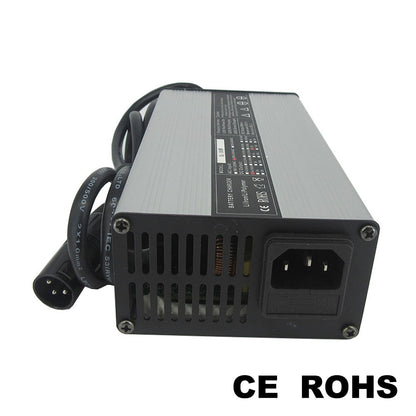 BAYADOU 300W 48V 54.6V 5A Li ion Battery Charger 13S 48 Volt 2A 3A 4A 8A 10A Lithium Ebike scooter Fast Smart Chargers 220V / 110V