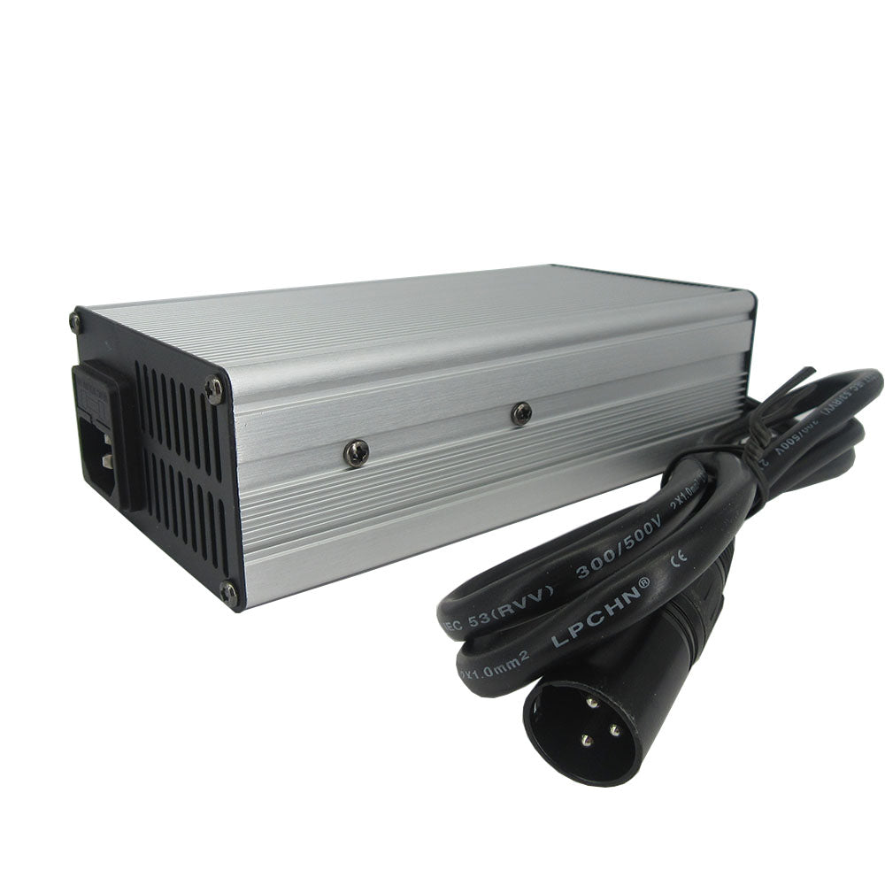 BAYADOU 300W 48V 54.6V 5A Li ion Battery Charger 13S 48 Volt 2A 3A 4A 8A 10A Lithium Ebike scooter Fast Smart Chargers 220V / 110V