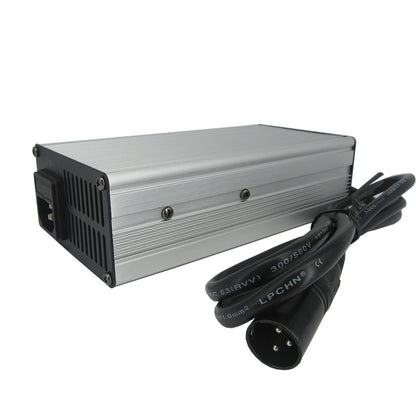BAYADOU 300W 48V 54.6V 5A Li ion Battery Charger 13S 48 Volt 2A 3A 4A 8A 10A Lithium Ebike scooter Fast Smart Chargers 220V / 110V