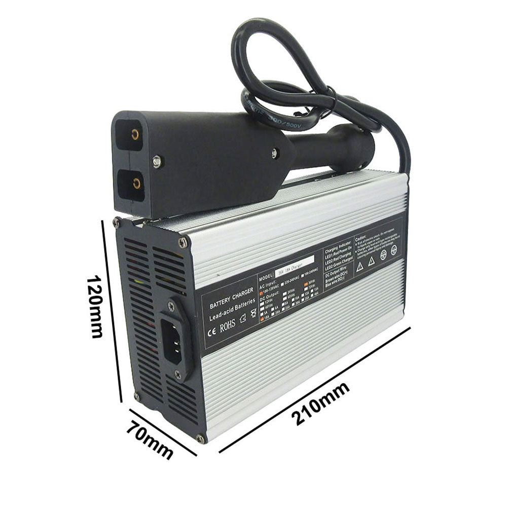 BAYADOU 900W 18 AMP 36 Volt Golf Cart Lead Acid Battery Charger for EZGO TXT with D Style Plug 110V / 220V Input