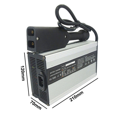 BAYADOU 900W 18 AMP 36 Volt Golf Cart Lead Acid Battery Charger for EZGO TXT with D Style Plug 110V / 220V Input